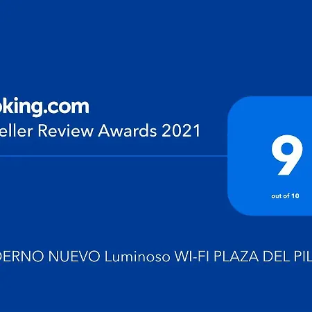Moderno Nuevo Luminoso Wi-fi Plaza Del Pilar 2 דירה סרגוסה