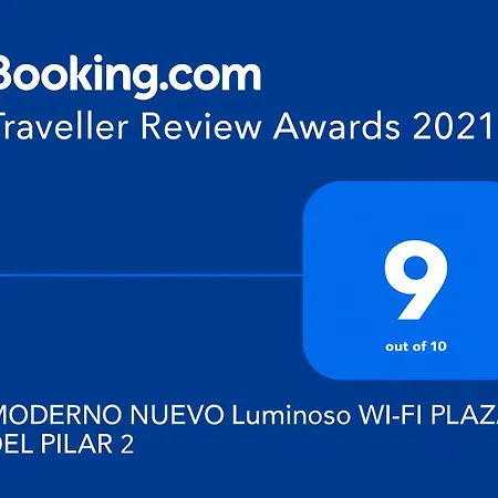 Moderno Nuevo Luminoso Wi-fi Plaza Del Pilar 2 דירה סרגוסה