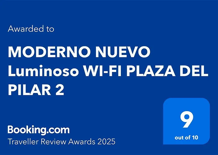Apartamento Moderno Nuevo Luminoso Wi-fi Plaza Del Pilar 2