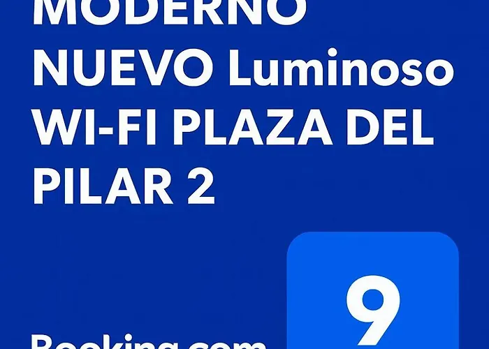 Moderno Nuevo Luminoso Wi-fi Plaza Del Pilar 2 Saragoça